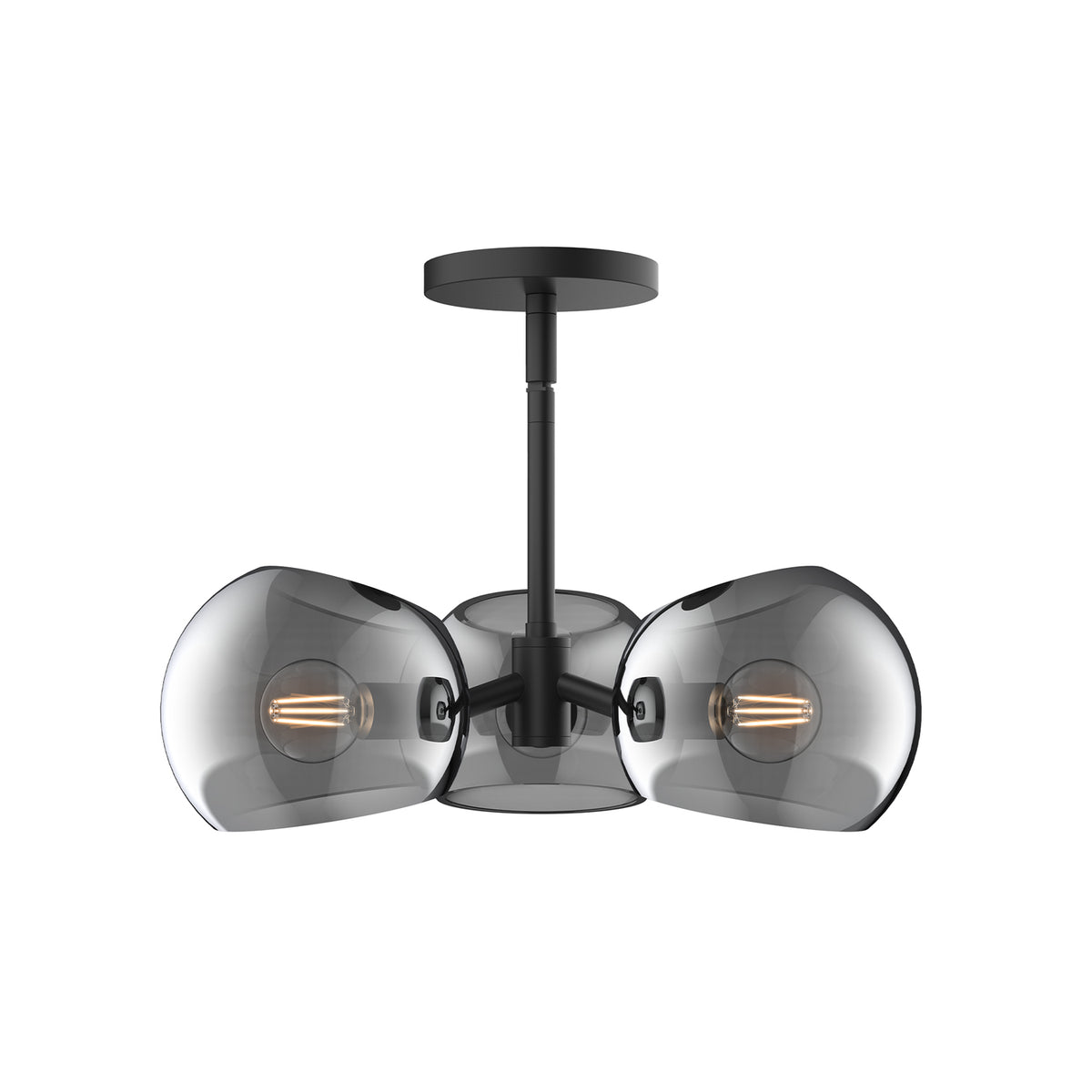 Willow 16-in 3 Lights Socket Pendant