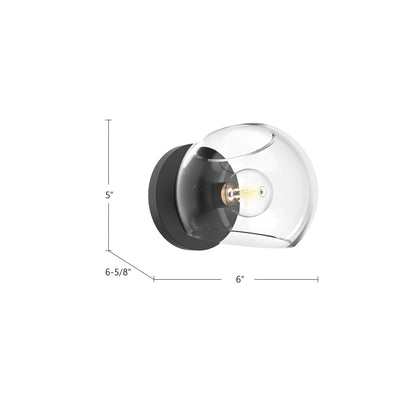 Willow 6-in Steel Vanity Light 60W