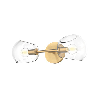 Willow 17-in 2 Lights Steel Vanity Light