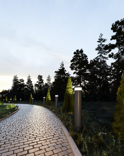 Windermere 38-in Aluminum Exterior Bollard Light