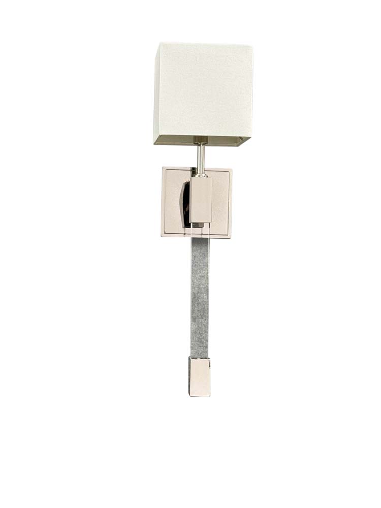 6-inch Polished Nickel Wall Sconce