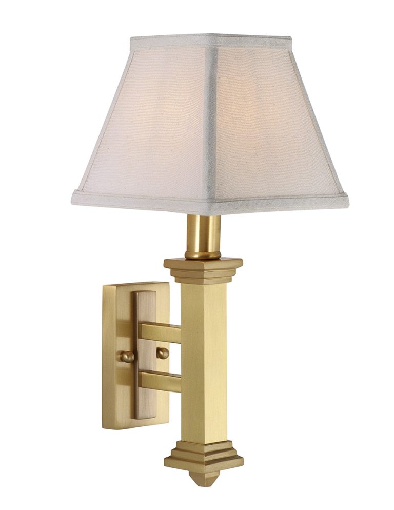 7-inch Satin Brass Wall Sconce