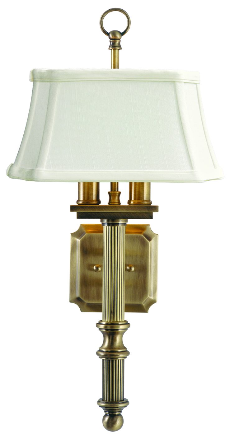 9.25-inch Antique Brass Wall Sconce