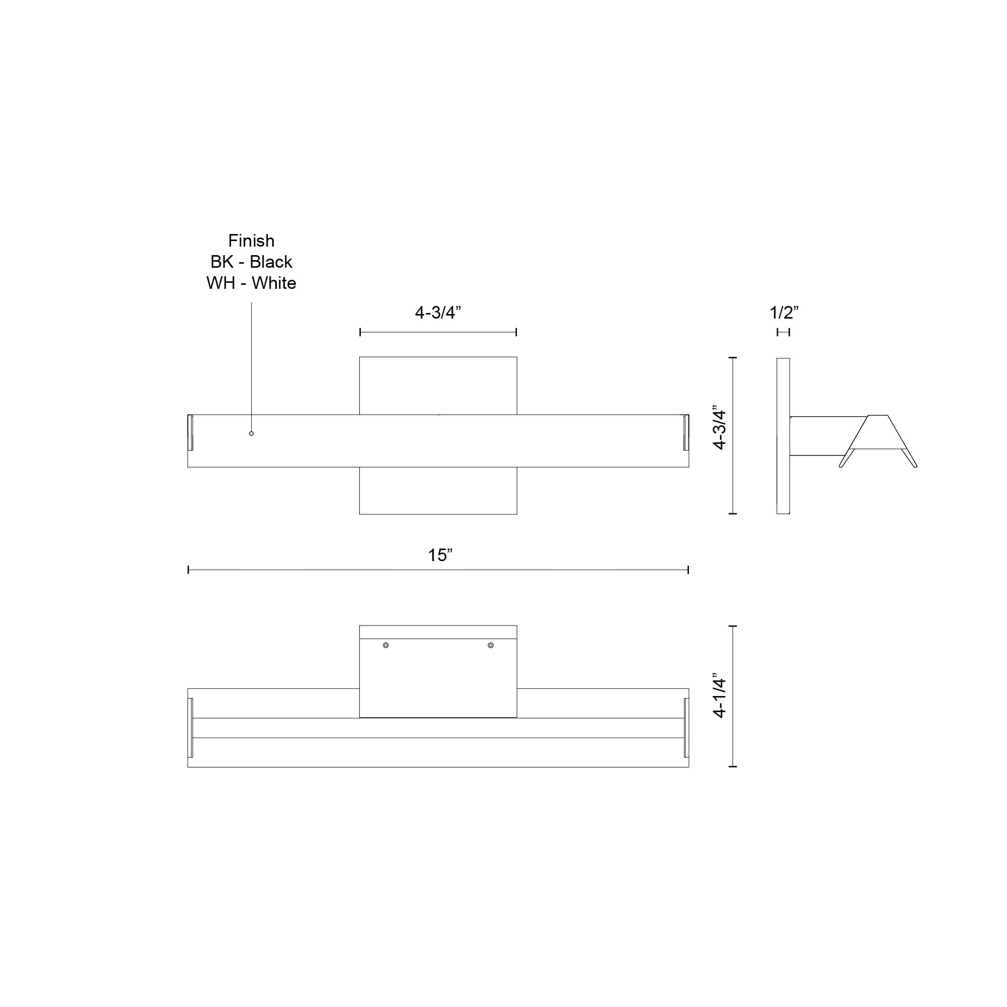 Galleria 15-in Aluminum Wall Sconce