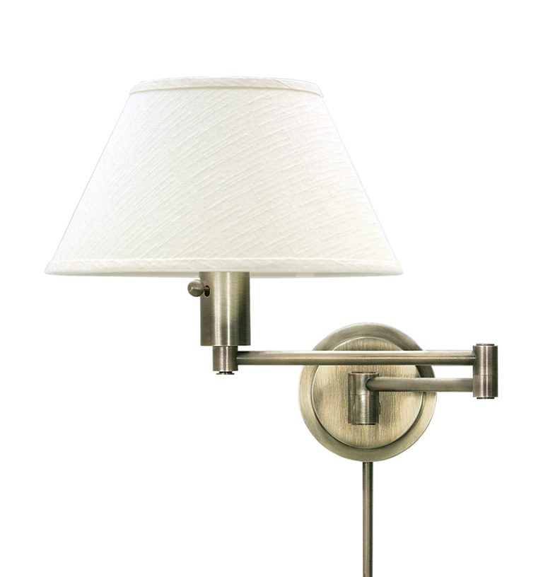 12-inch Home/office Antique Brass LED Direct Wire Wall Swing Lamp