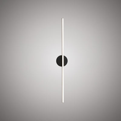 23.5-inch Matte Black Dimmable Wall Sconce