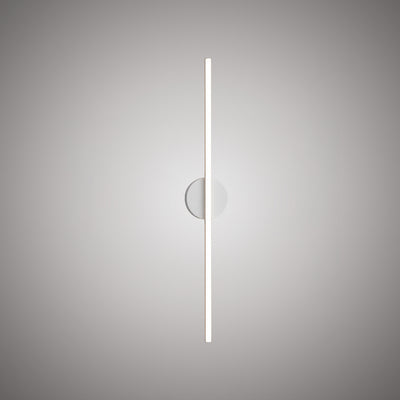 23.5-inch Matte White Dimmable Wall Sconce