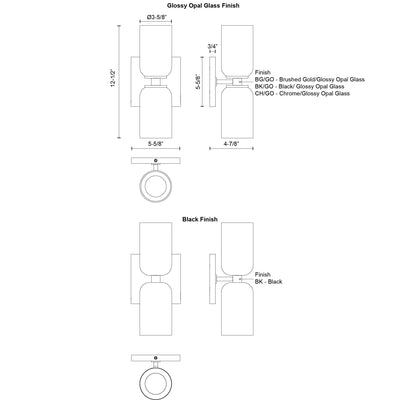 Nola 12-in Steel Wall Sconce