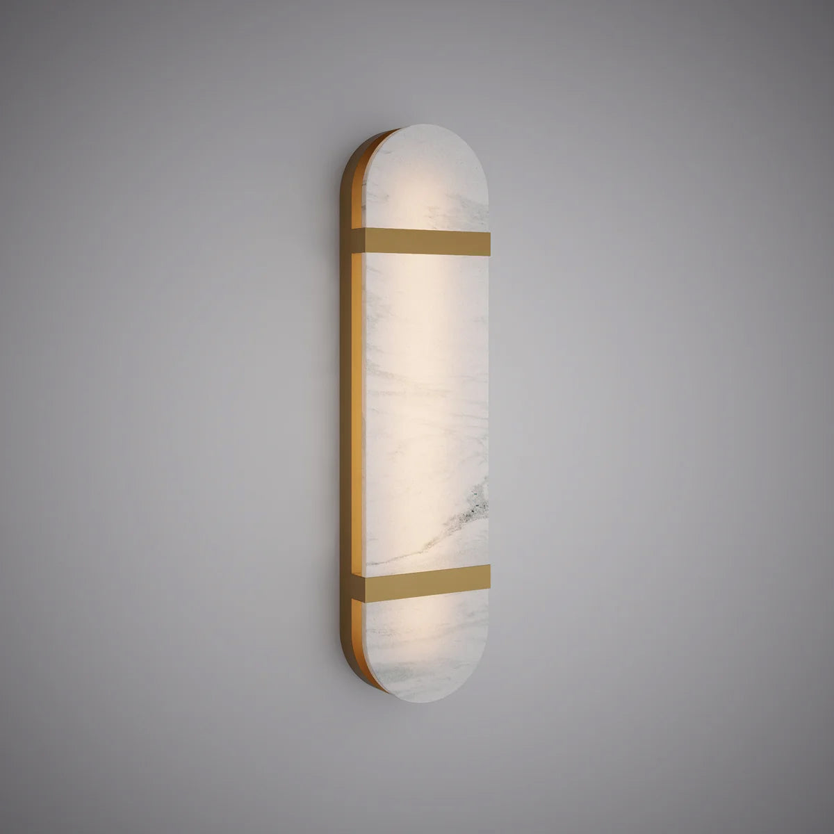 18-inch Soft Aged Brass Dimmable LED Wall Sconce