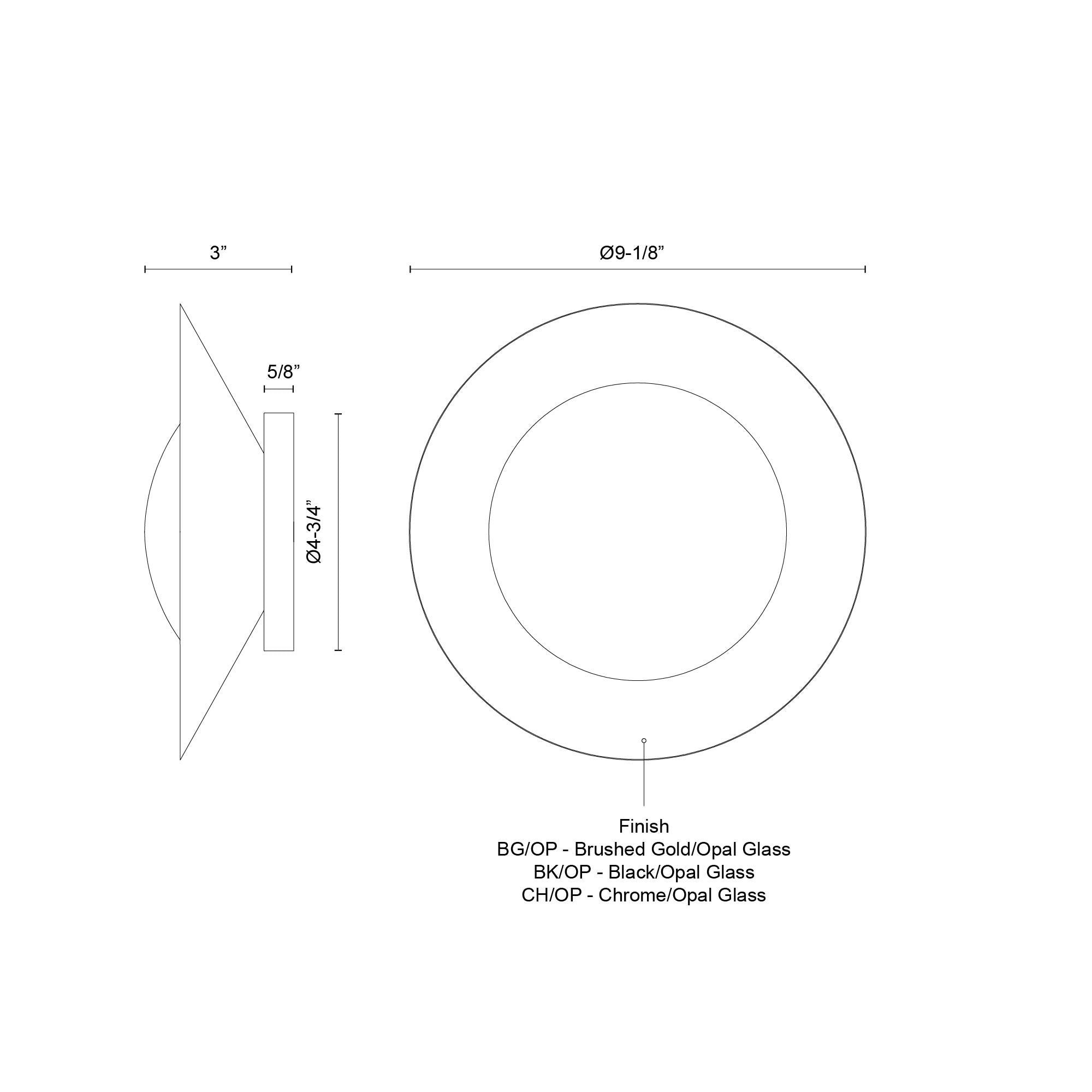 Cleo 9-in Steel Wall Sconce