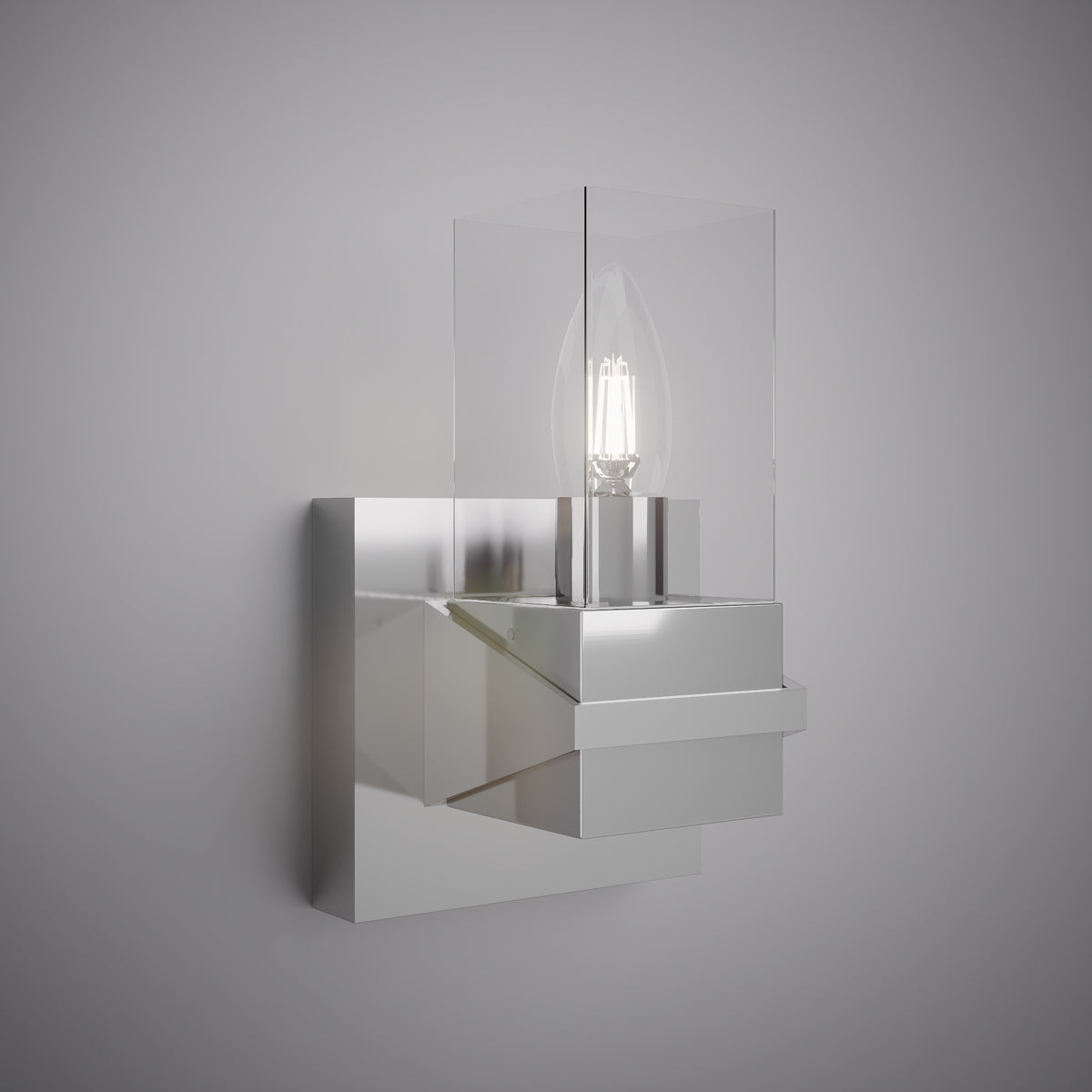 5 Lights Aries Wall Light Polished Chrome  Dimmable