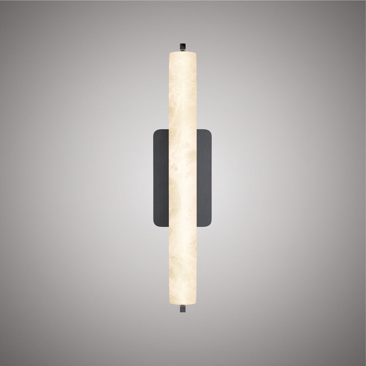 Bronze Dimmable Wall Sconce with Alabaster Shade
