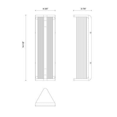 Sabre 12-in Steel Vanity Light