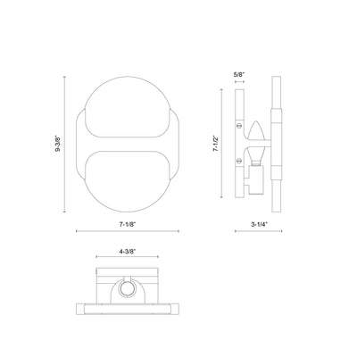 Odin 9-in Steel Vanity Light
