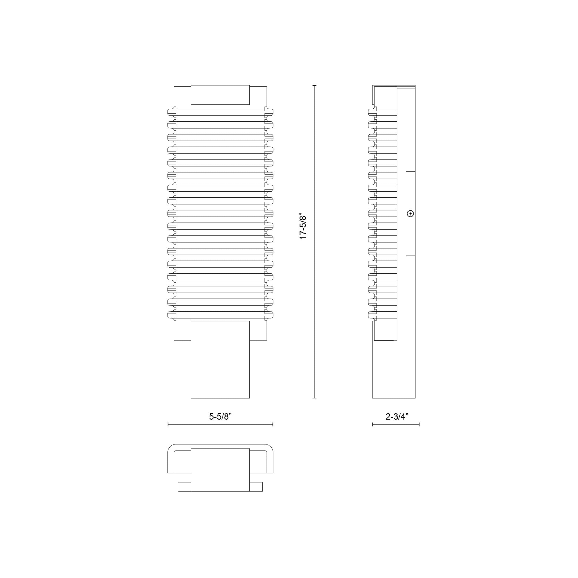 Alai 18-in Steel Vanity Light