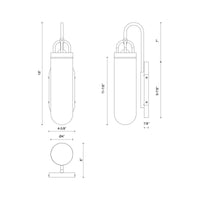Lancaster 5-in 1 Light Steel Vanity Light