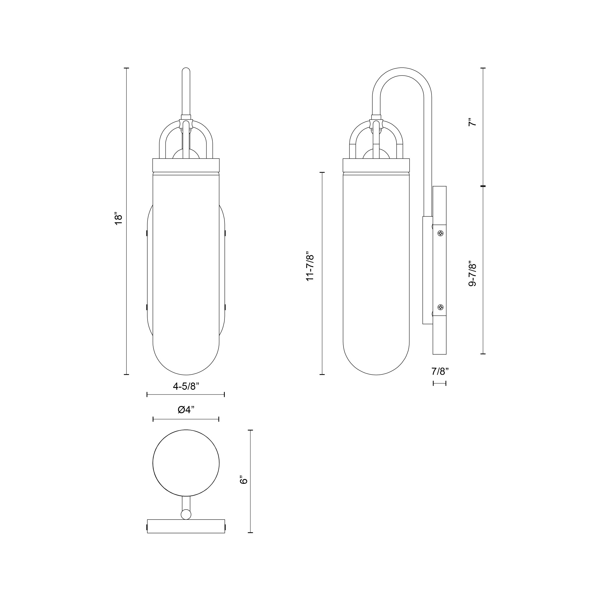 Lancaster 5-in 1 Light Steel Vanity Light