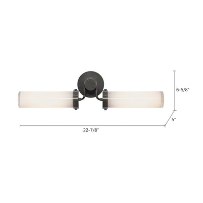 Wynwood 23-in Steel Vanity Light