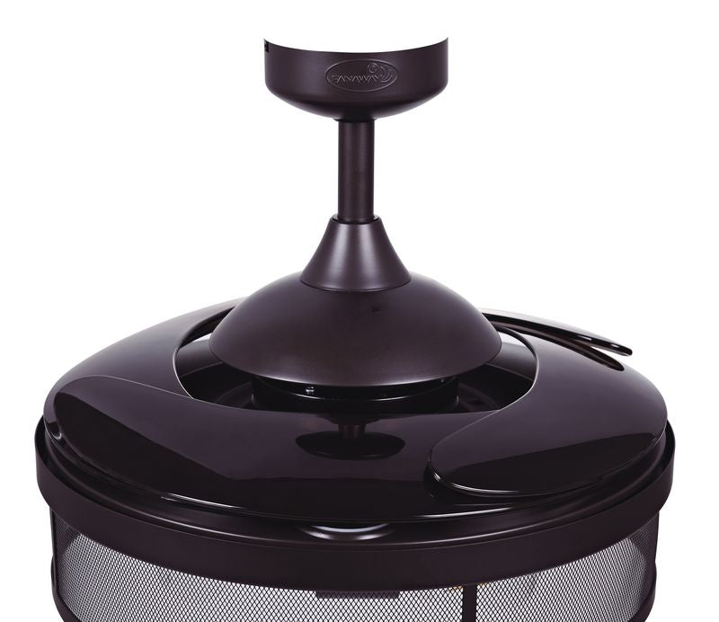 Meridian 48 Inch 3 Light Bronze Fan with Retractable Blades