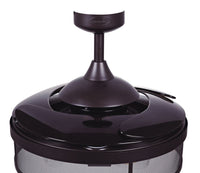 Meridian 48 Inch 3 Light Bronze Fan with Retractable Blades