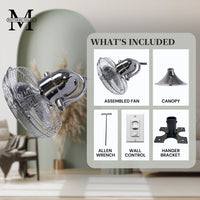 13-Inch Kaye Oscillating Wall Fan