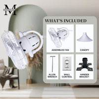13-Inch Kaye Oscillating Wall Fan