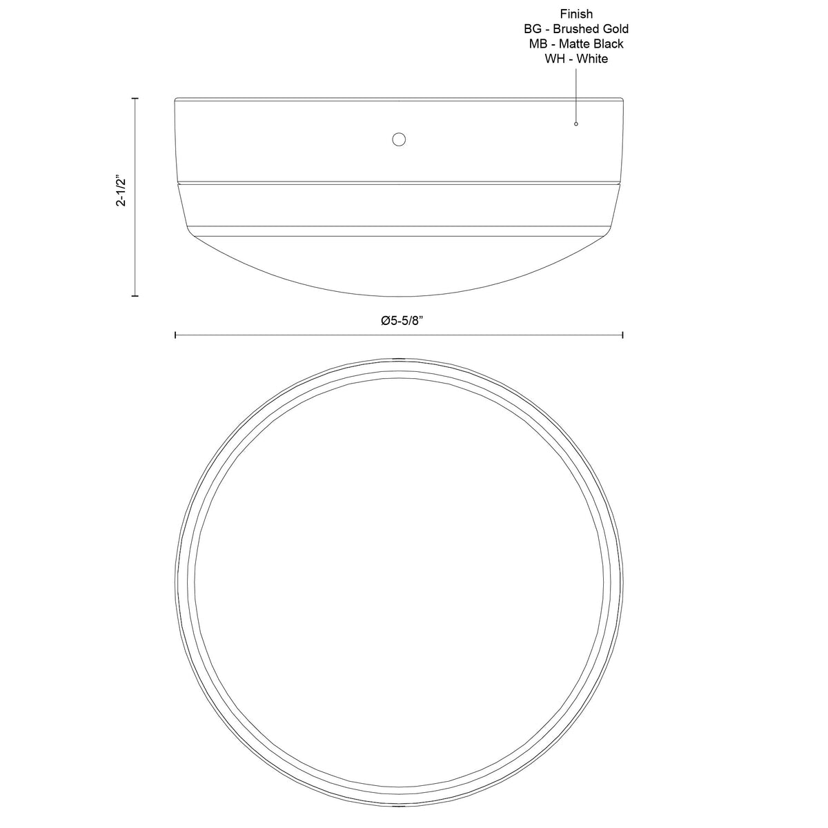 Hugo 5-in Matte Black Fan Light Kit