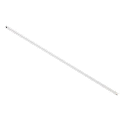 24 Inch White Downrod for Lucci Air Ceiling Fans