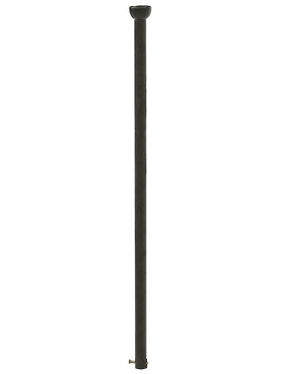 36 Inch Black Fans Downrod