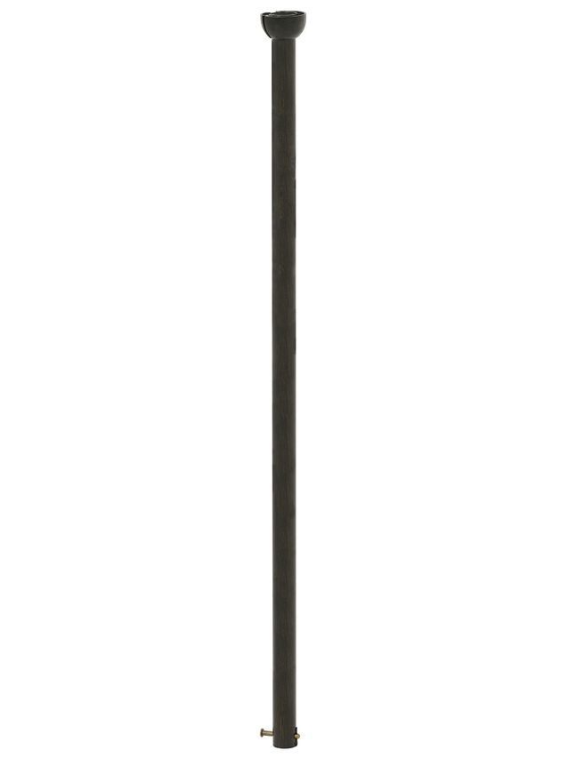 36 Inch Black Fans Downrod