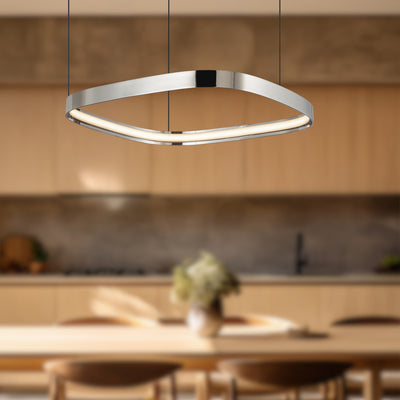 Yukon 19-in Brass Pendant