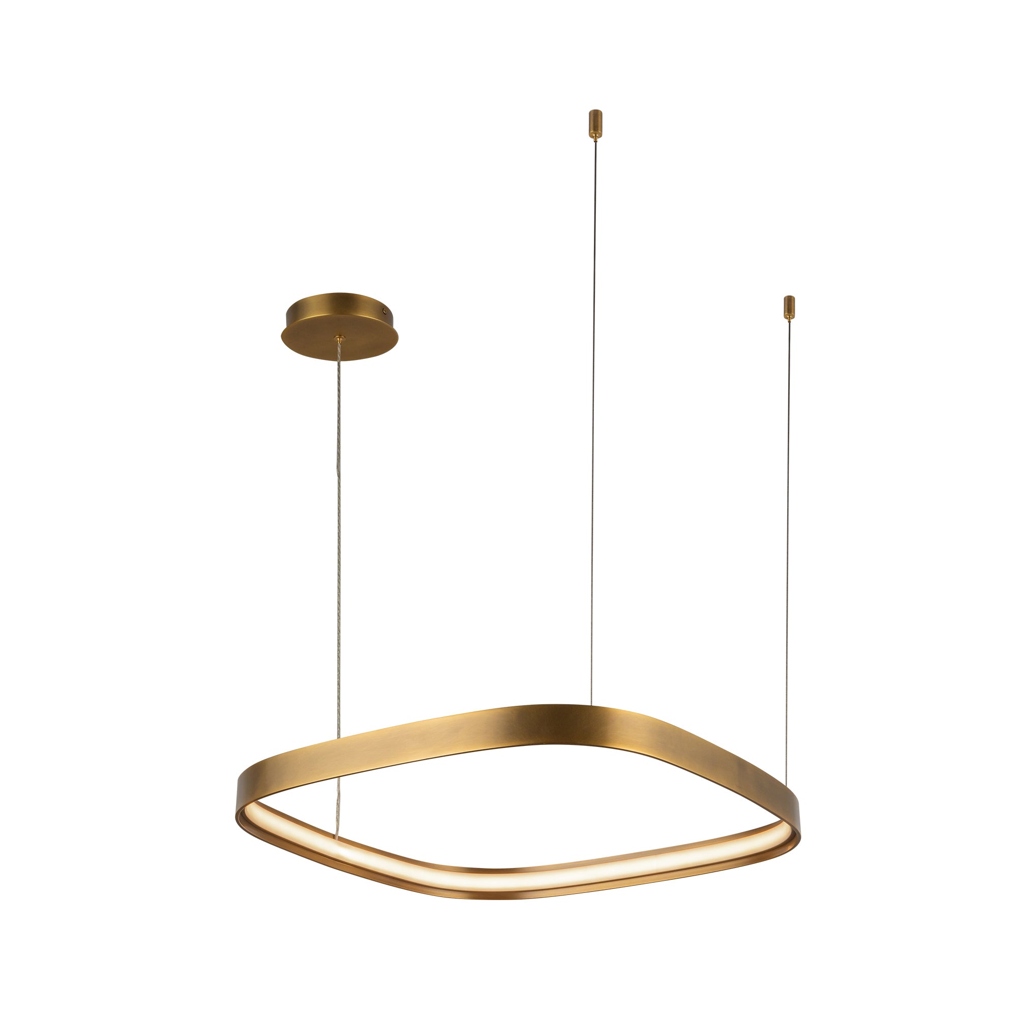 Yukon 19-in Brass Pendant