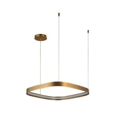 Yukon 19-in Brass Pendant