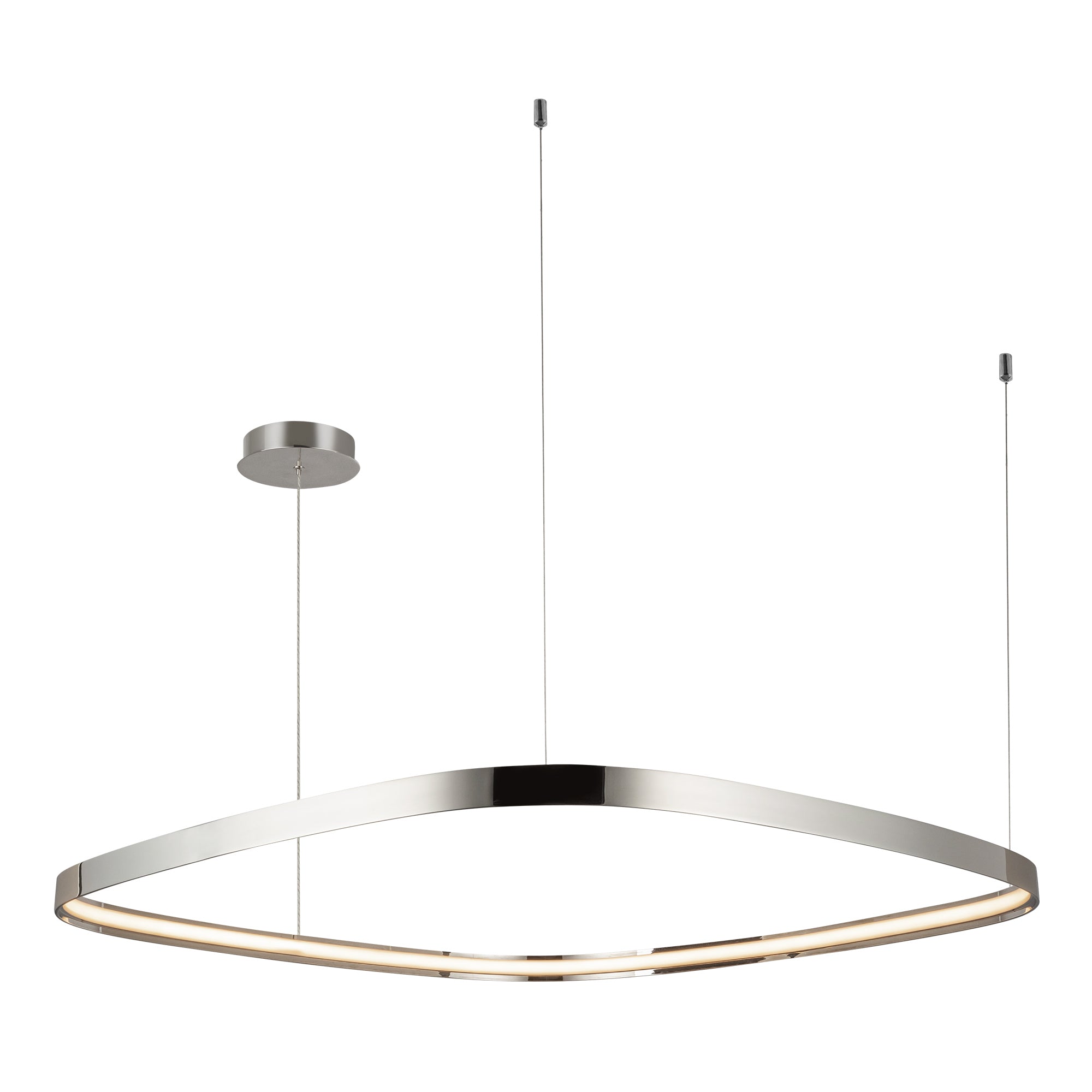 Yukon 40-in Brass Pendant