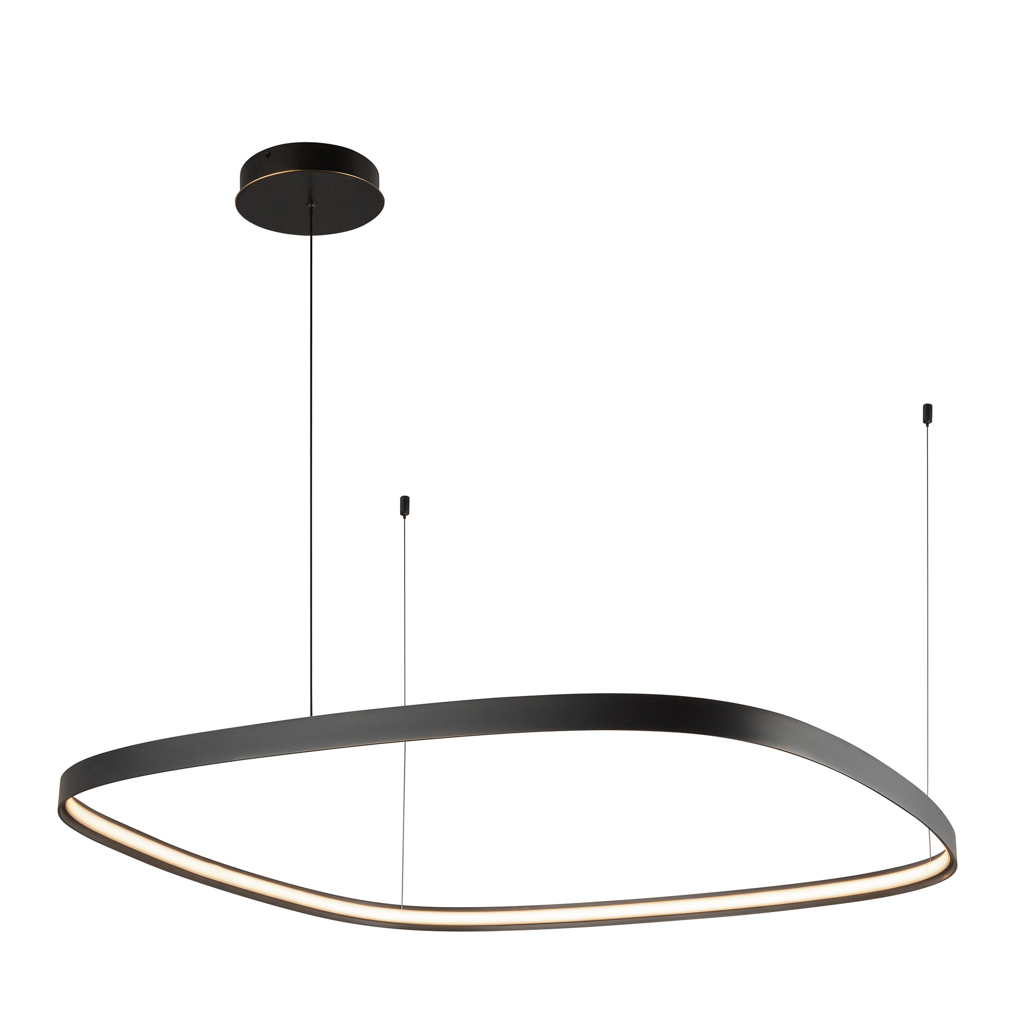 Yukon 40-in Brass Pendant
