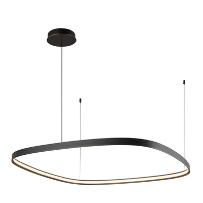 Yukon 40-in Brass Pendant