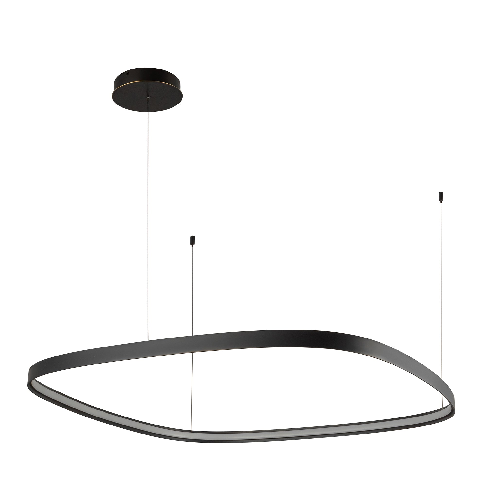 Yukon 40-in Brass Pendant
