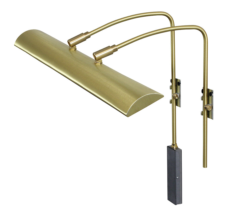 24-inch Zenith Satin Brass Plug-In Picture Light