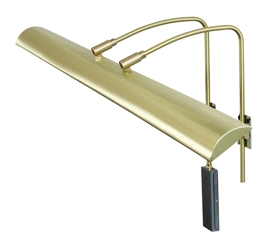 36-inch Zenith Satin Brass Plug-In Picture Light
