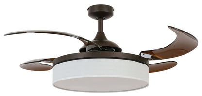 Fraser 48 Inch 3 Light Bronze Fan with Retractable Blades