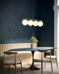 Zuri 37-in Steel Linear Pendant