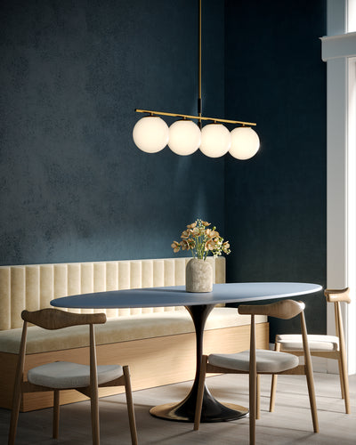 Zuri 37-in Steel Linear Pendant