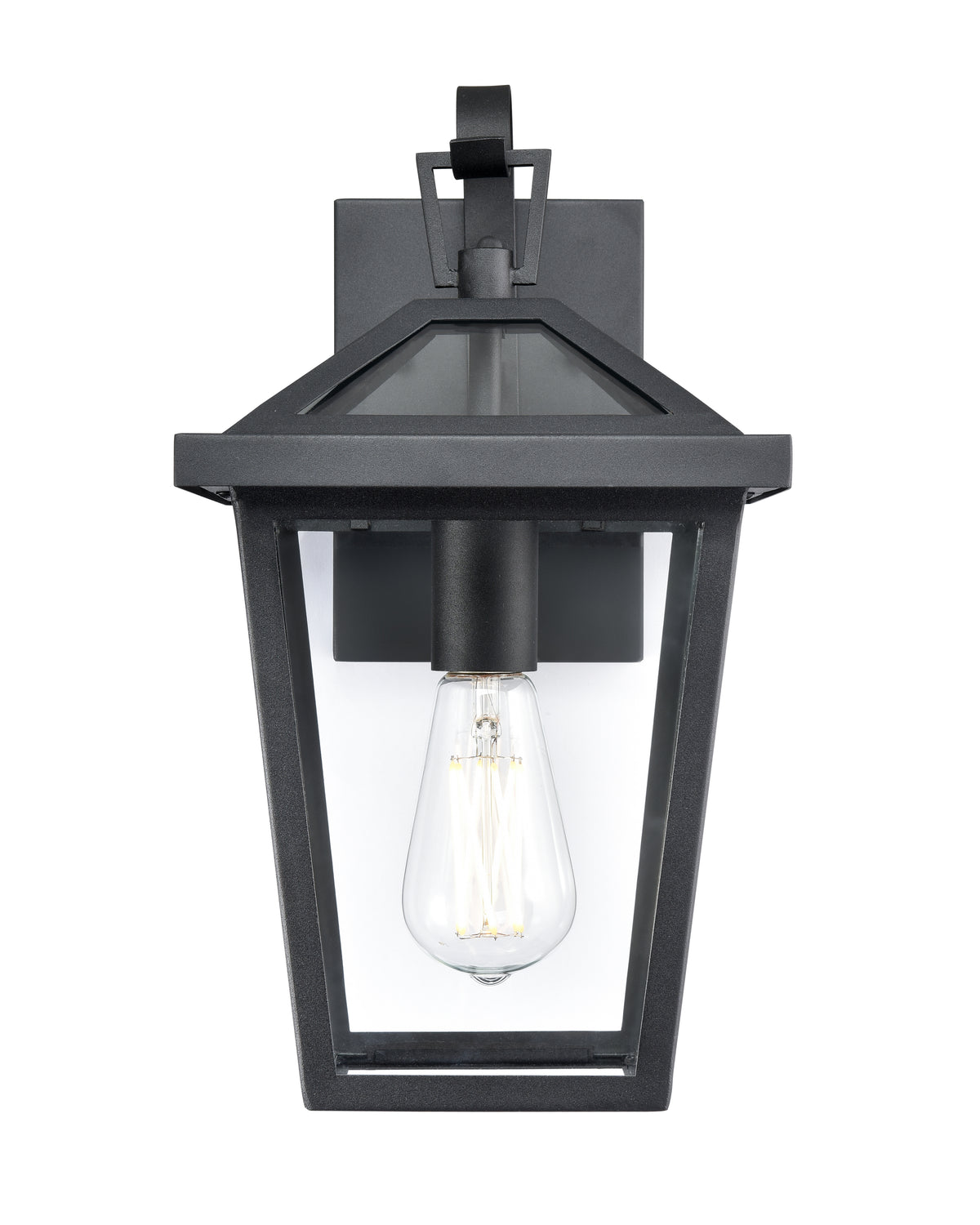 8'' Mensun Textured Black 1 Light Wall Sconce