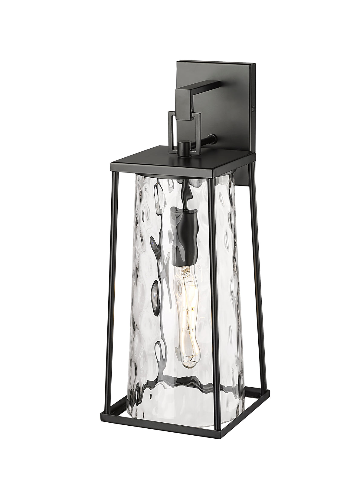 7.5'' Dutton Powder Coated Black 1 Light Wall Sconce