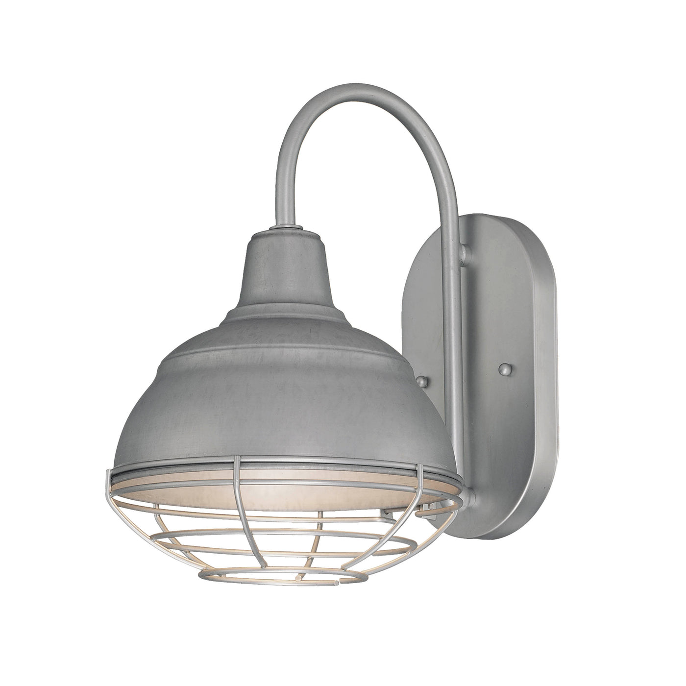 8'' R Series Galvanized 1 Light Wall Bracket