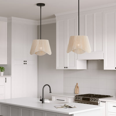 9'' Tulara Matte Black 1 Light Pendant
