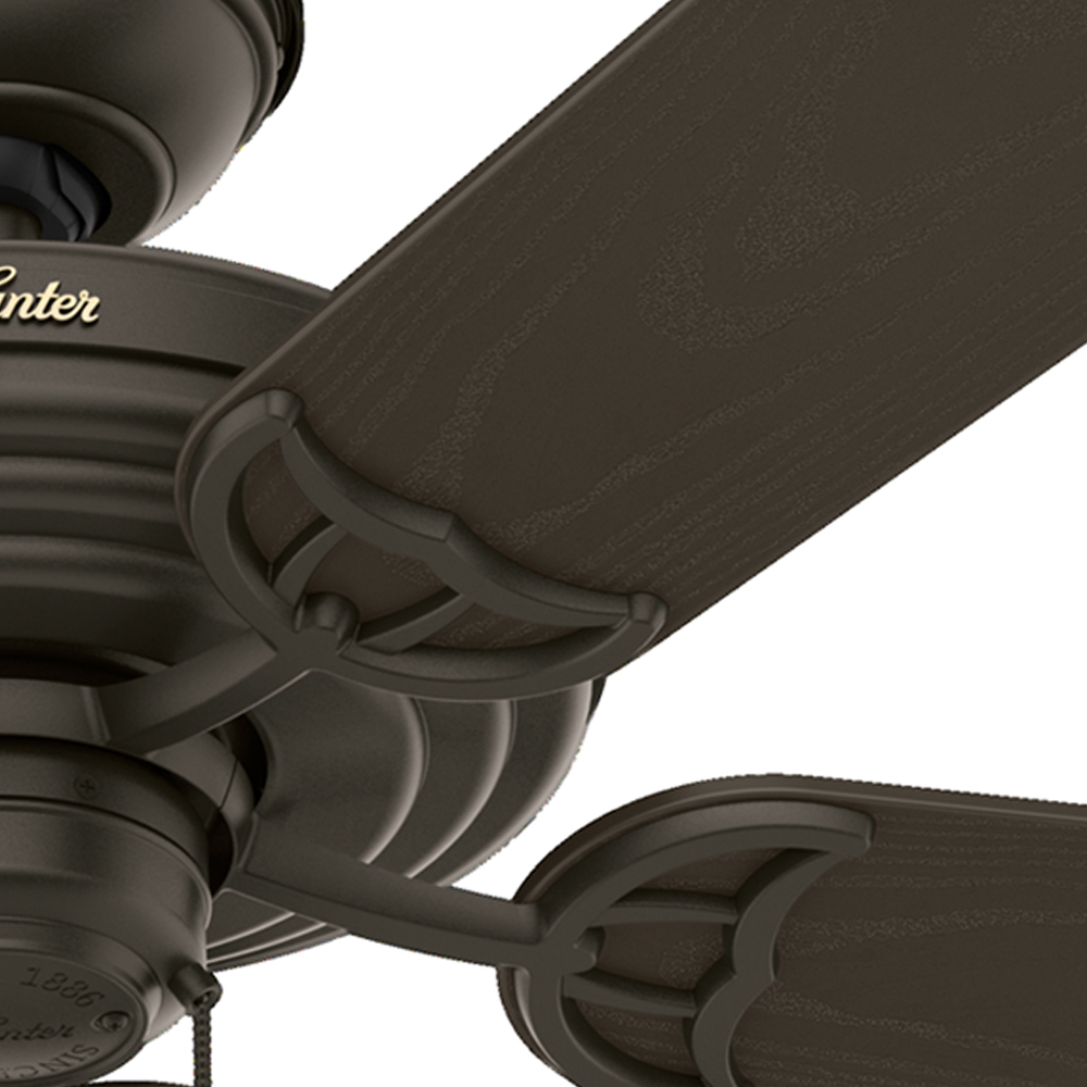 52 inch Sea Air New Bronze Indoor/Outdoor Ceiling Fan and Pull Chain