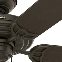 52 inch Sea Air New Bronze Indoor/Outdoor Ceiling Fan and Pull Chain