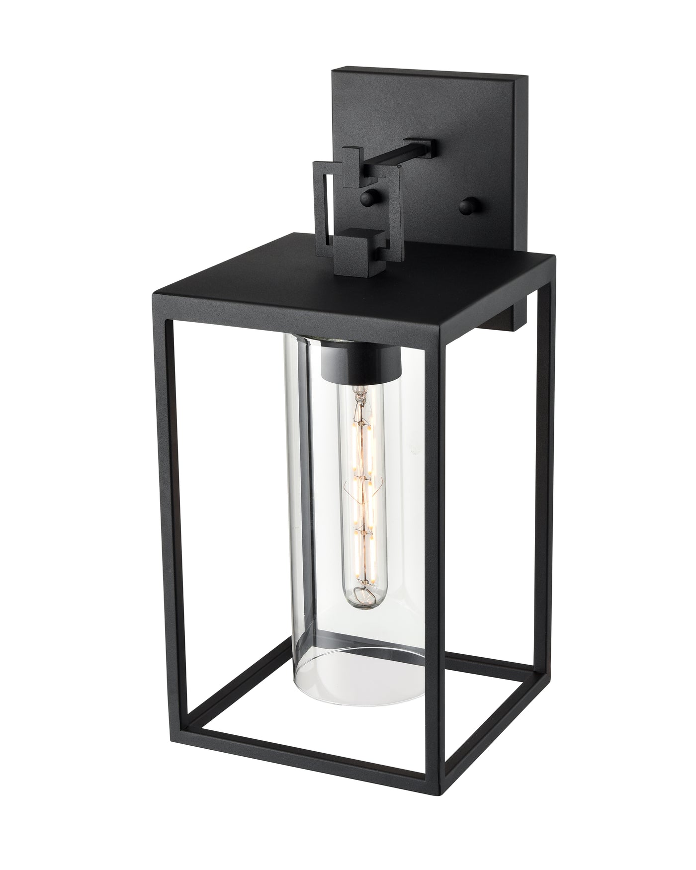 7.5'' Ellway Textured Black 1 Light Wall Sconce