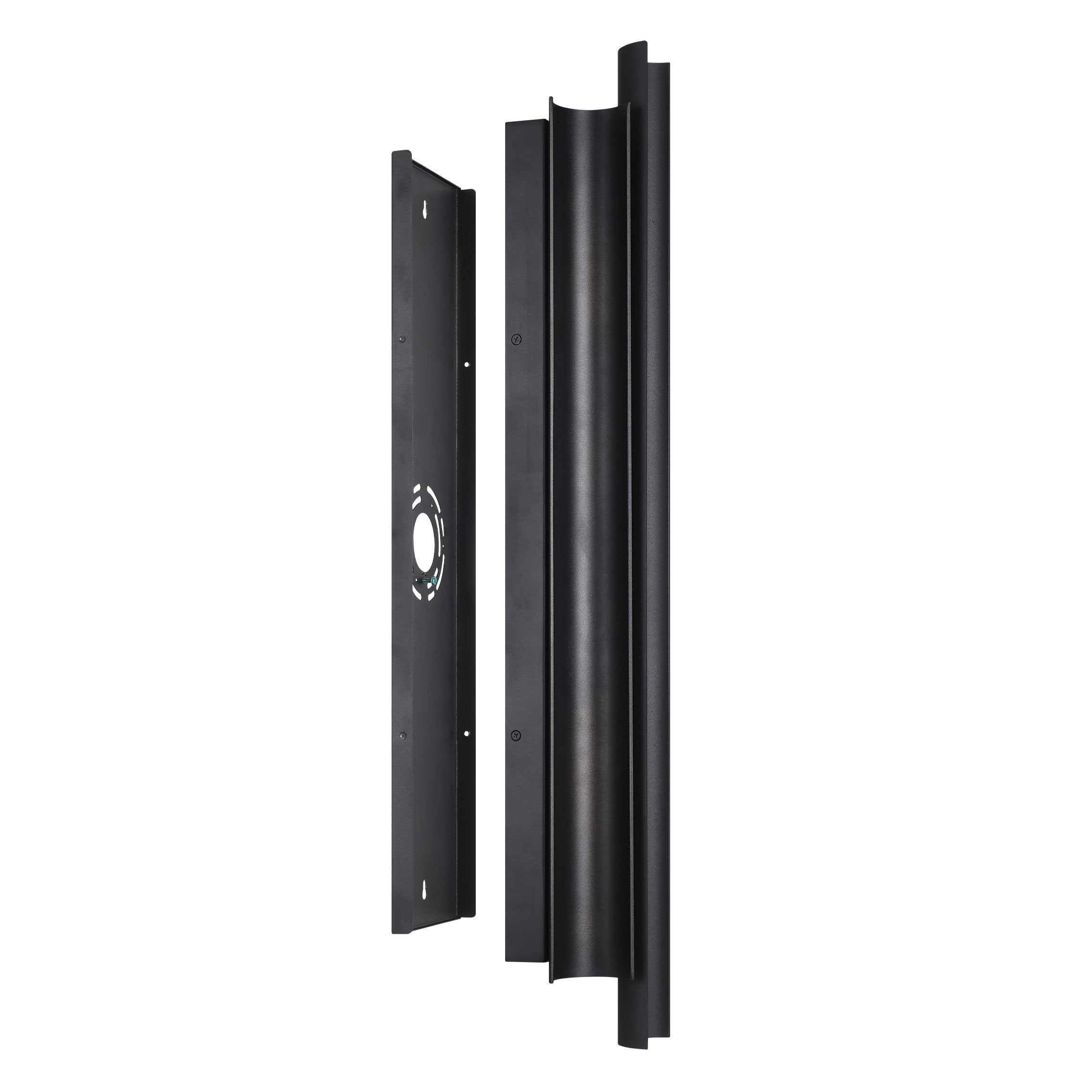 Kestrel 30-inch 3-light Textured Black 5CCT LED Exterior Wall Sconce